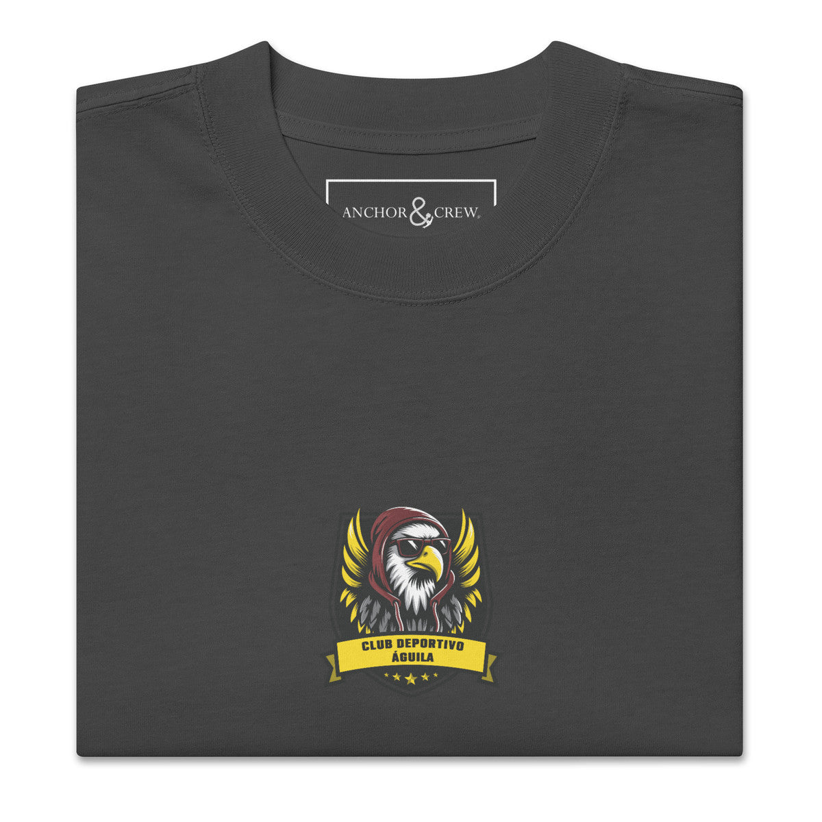 ANCHOR & CREW C. D. Aguila El Clasico Football Oversized Cotton T-Shirt