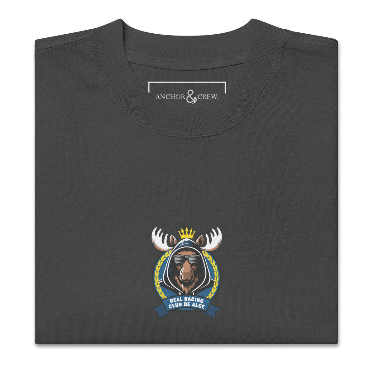 ANCHOR & CREW R. R. C. Alce El Clasico Football Oversized Cotton T-Shirt