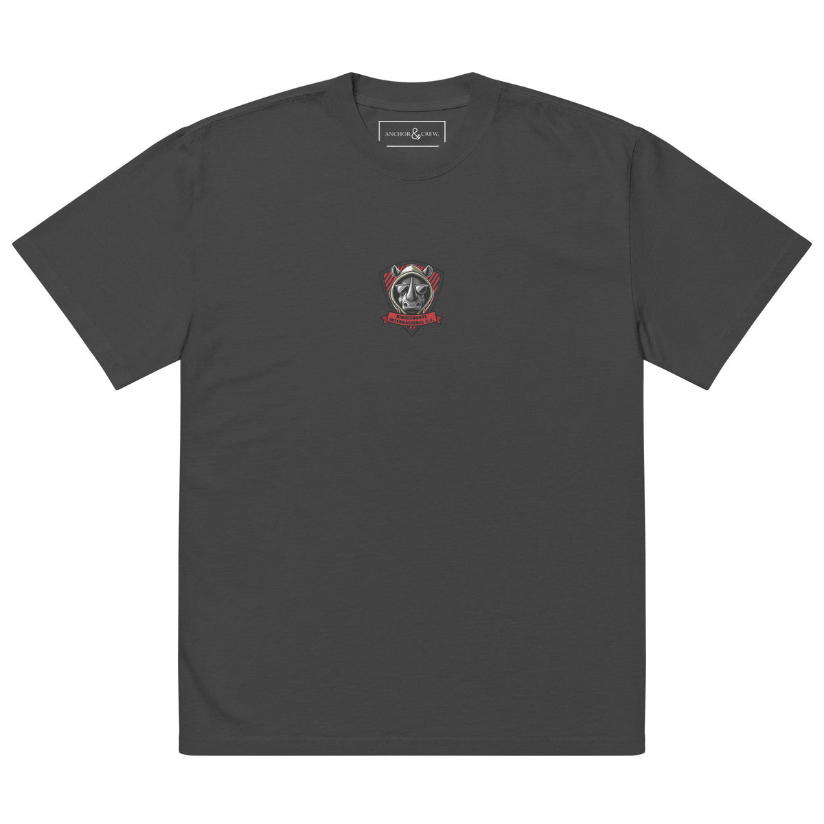 ANCHOR & CREW Rinoceronte C. F. El Clasico Football Oversized Cotton T-Shirt