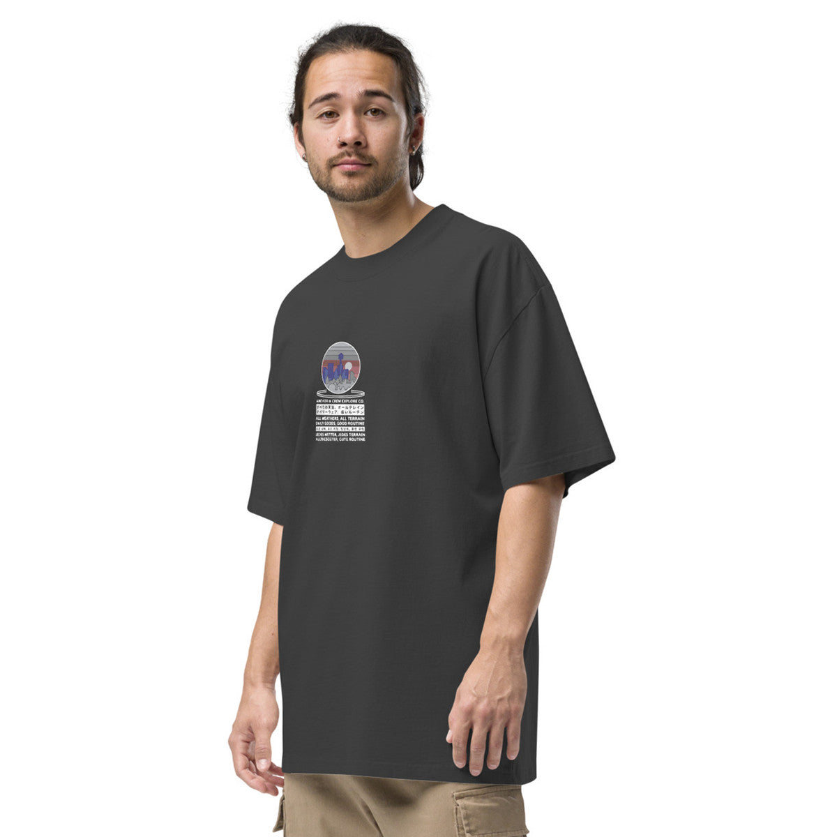 ANCHOR & CREW City Drive Explore Co. Oversized Cotton T-Shirt