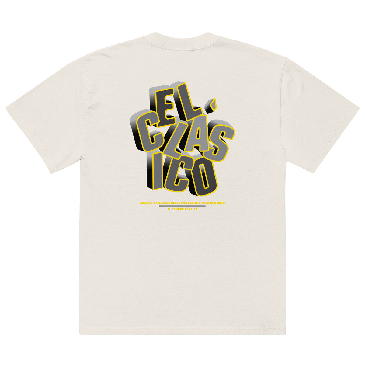 ANCHOR & CREW C. D. Aguila El Clasico Football Oversized Cotton T-Shirt