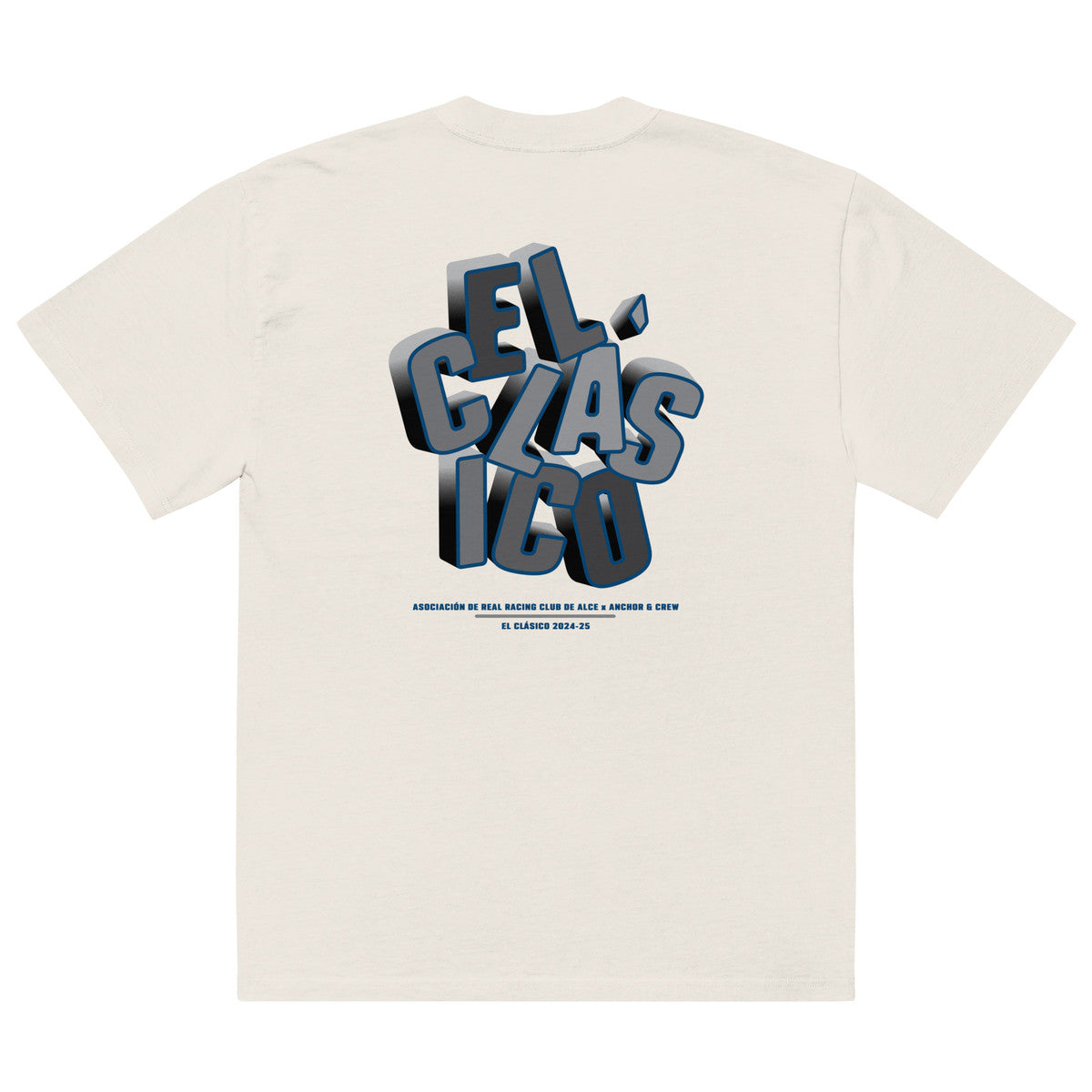 ANCHOR & CREW R. R. C. Alce El Clasico Football Oversized Cotton T-Shirt