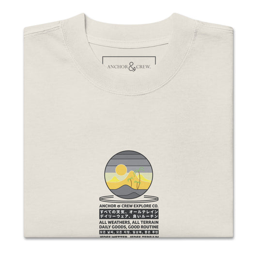 ANCHOR & CREW Desert Explore Co. Oversized Cotton T-Shirt 
