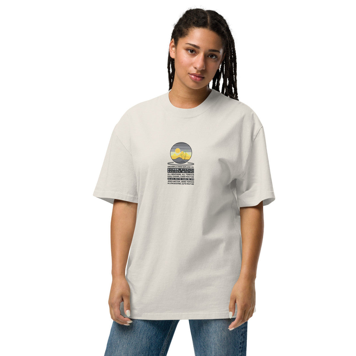 ANCHOR & CREW Desert Explore Co. Oversized Cotton T-Shirt 