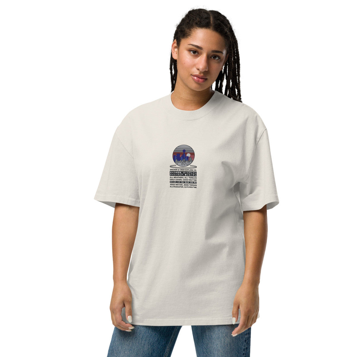 ANCHOR & CREW City Drive Explore Co. Oversized Cotton T-Shirt