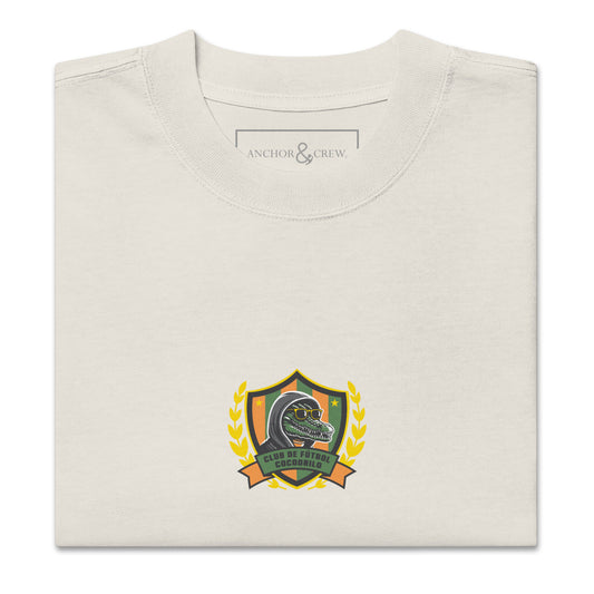 ANCHOR & CREW Cocodrilo El Clasico Football Oversized Cotton T-Shirt