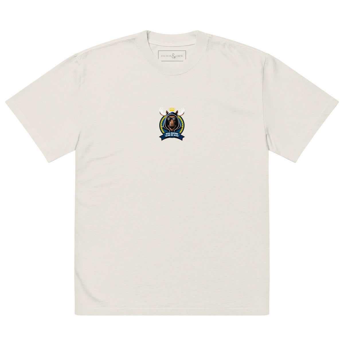 ANCHOR & CREW R. R. C. Alce El Clasico Football Oversized Cotton T-Shirt