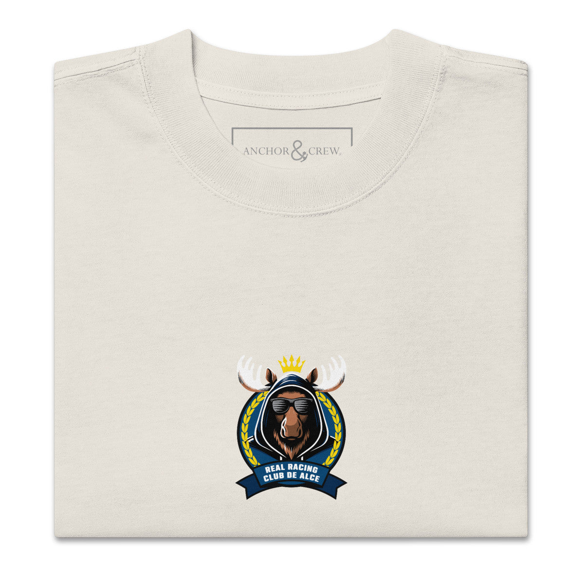 ANCHOR & CREW R. R. C. Alce El Clasico Football Oversized Cotton T-Shirt