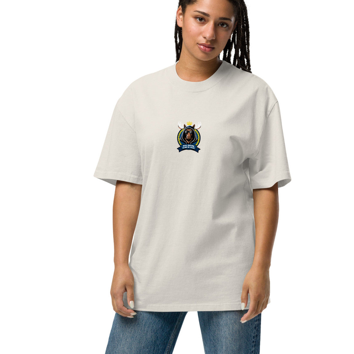 ANCHOR & CREW R. R. C. Alce El Clasico Football Oversized Cotton T-Shirt