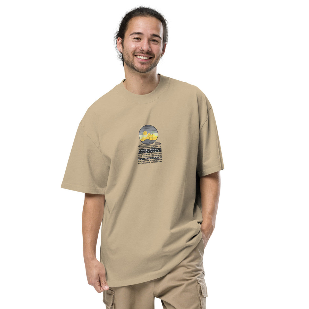 ANCHOR & CREW Desert Explore Co. Oversized Cotton T-Shirt 