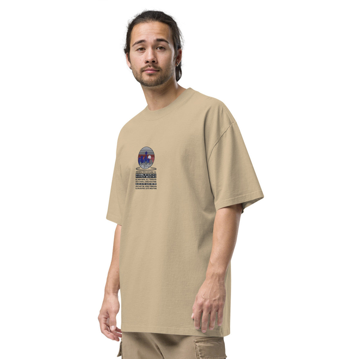 ANCHOR & CREW City Drive Explore Co. Oversized Cotton T-Shirt