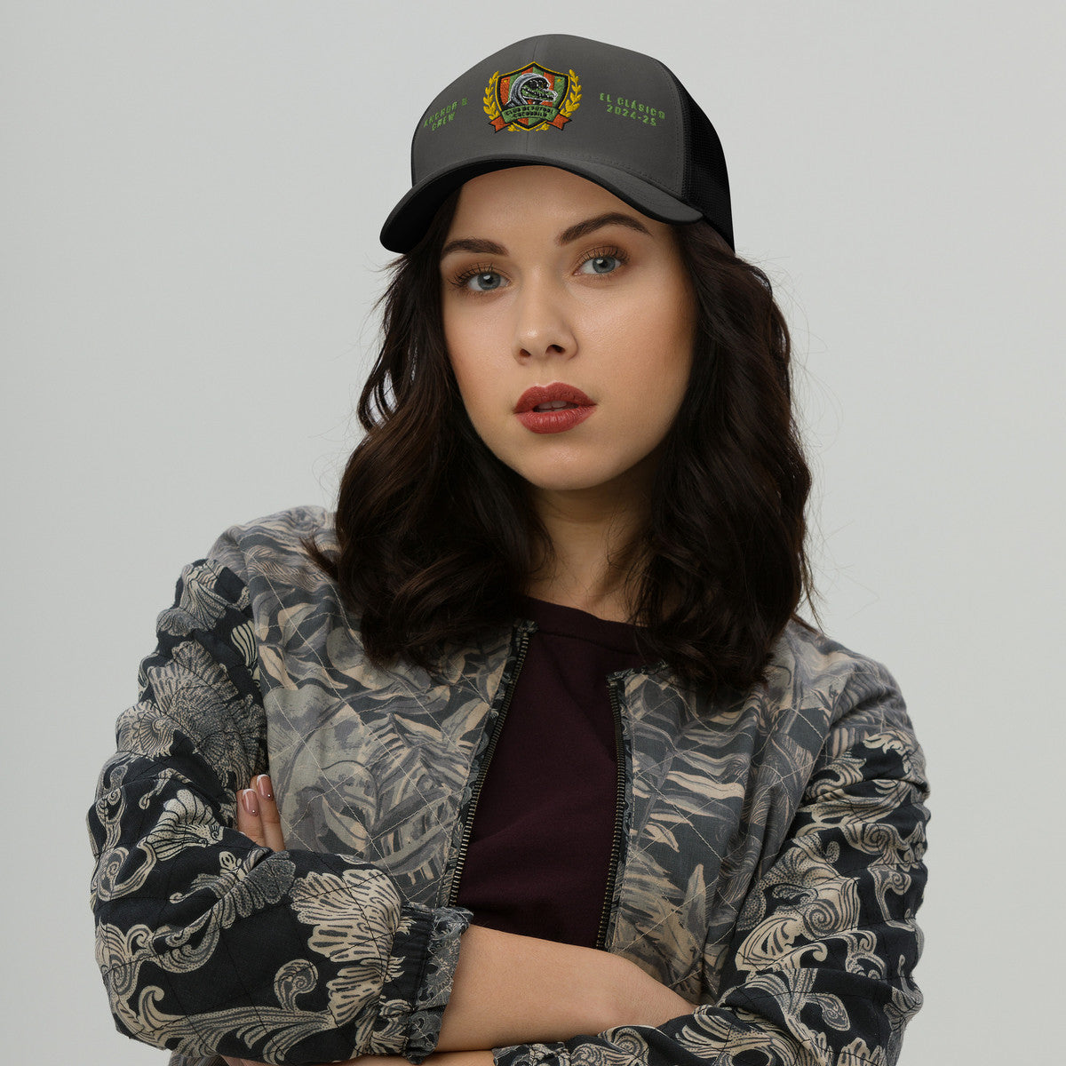 ANCHOR & CREW Cocodrilo El Clasico Football Cotton Blend Embroidered Cap