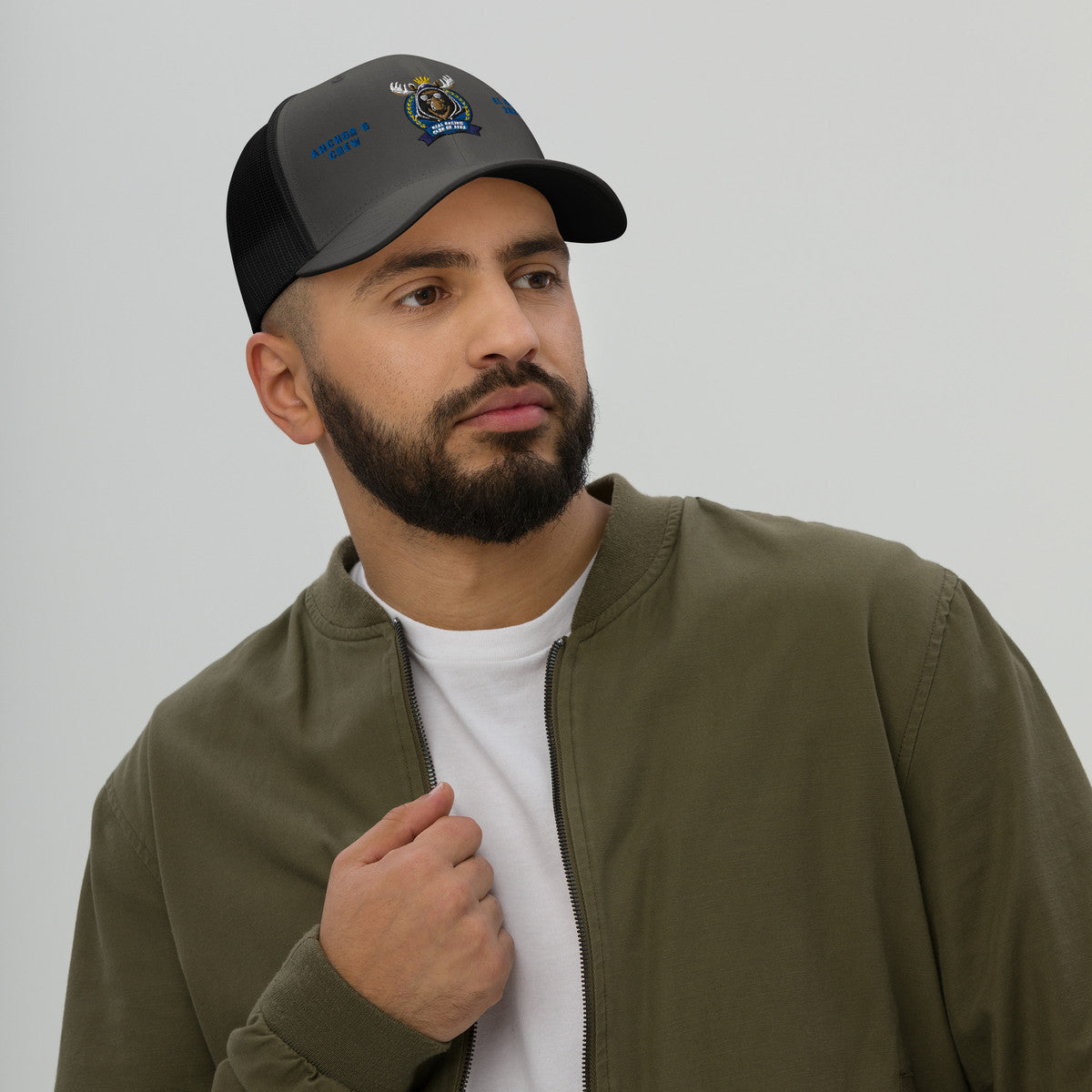 ANCHOR & CREW Alce El Clasico Football Cotton Blend Embroidered Cap