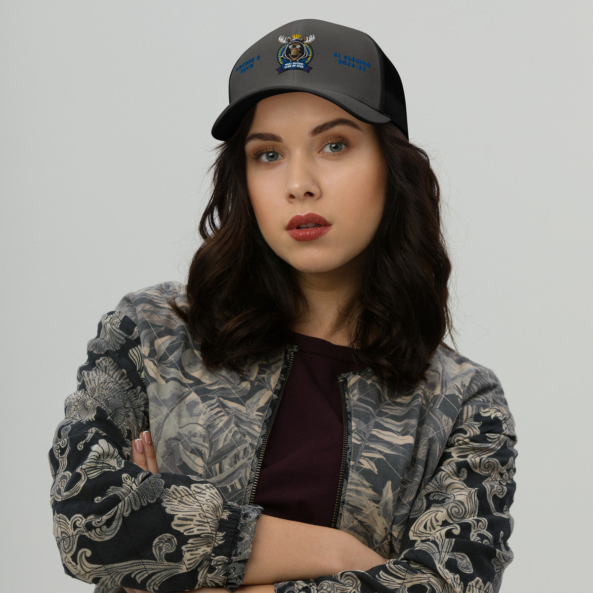 ANCHOR & CREW Alce El Clasico Football Cotton Blend Embroidered Cap