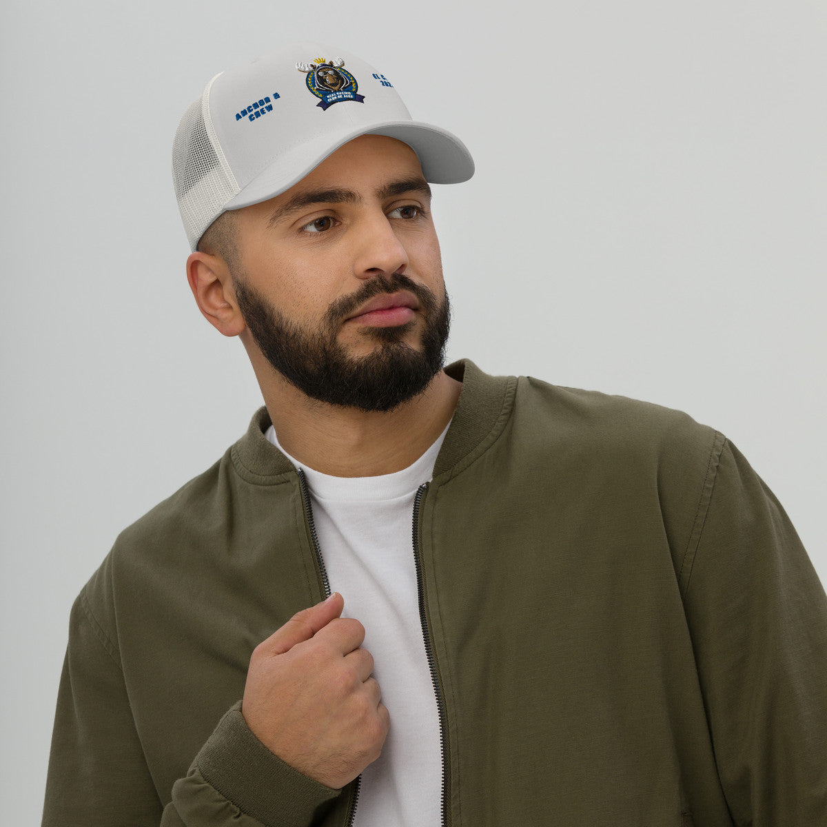 ANCHOR & CREW Alce El Clasico Football Cotton Blend Embroidered Cap