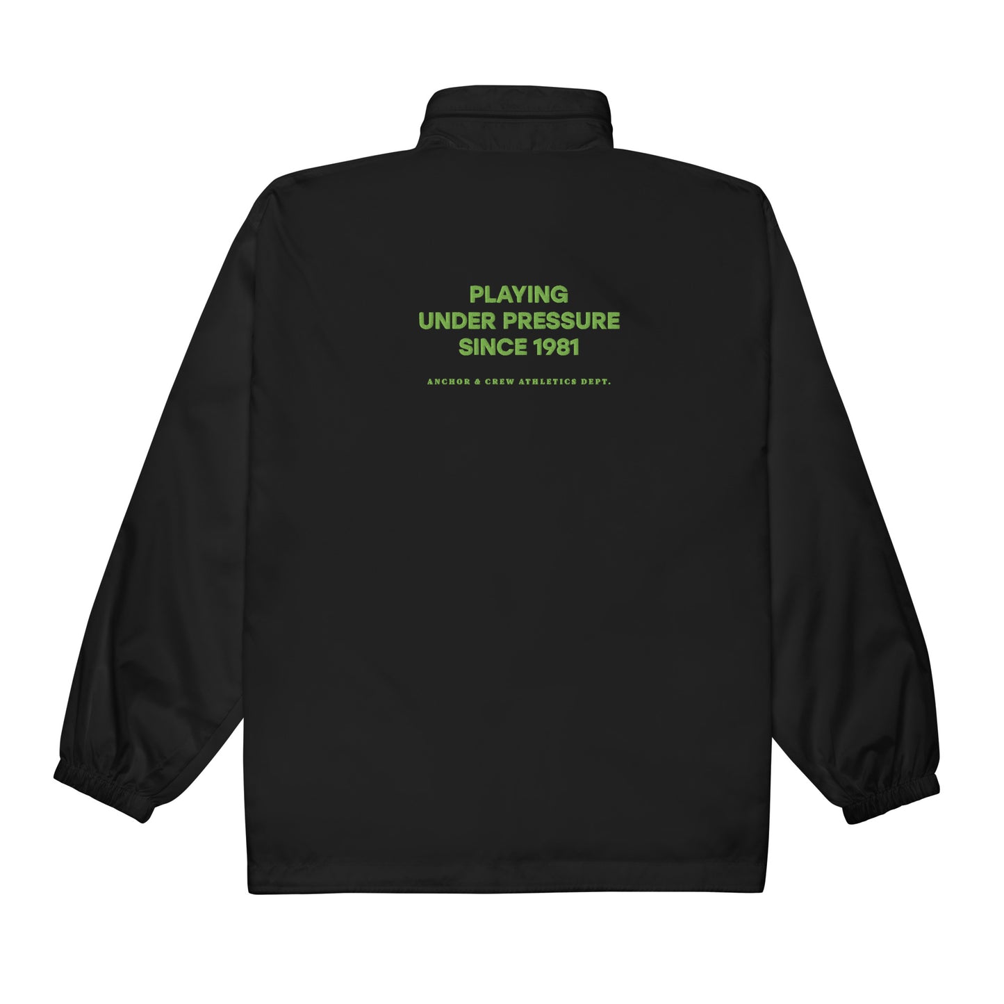 Under Pressure Sports Club League Embroidered Windbreaker Coat