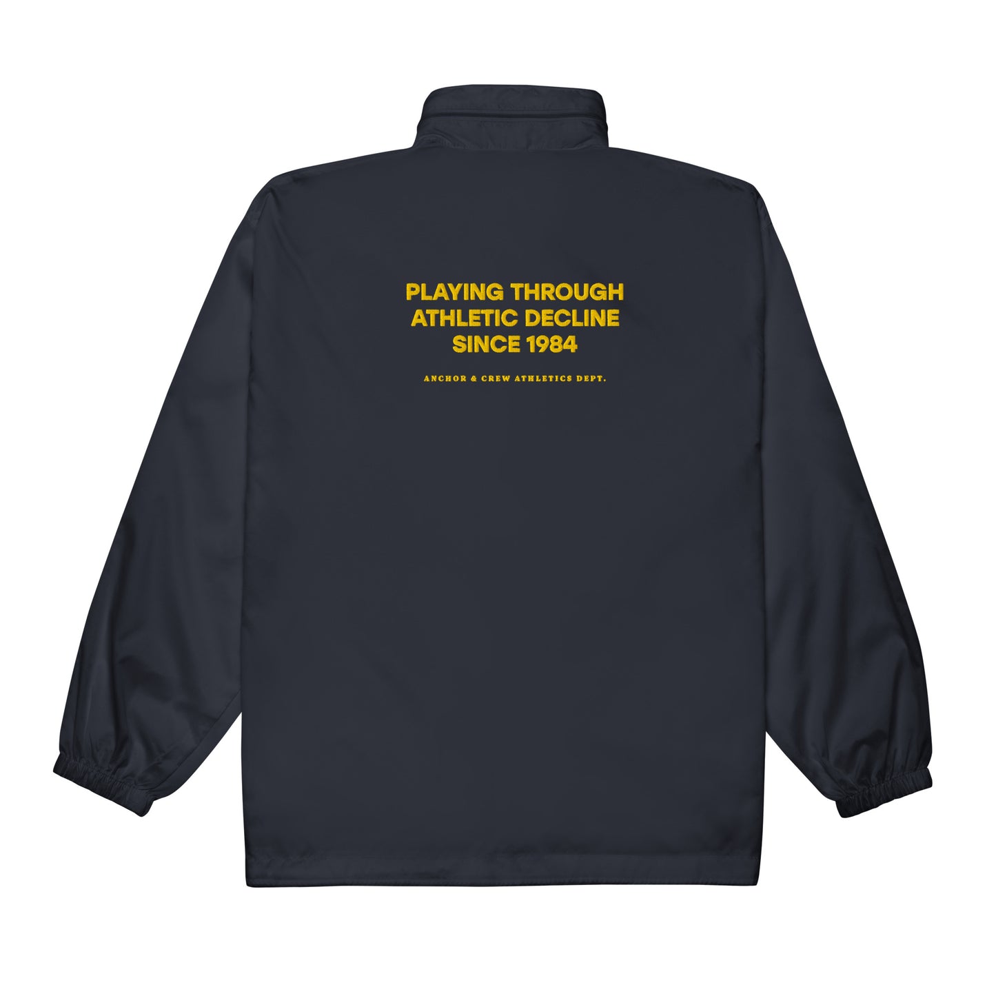 Athletic Decline Sports Club League Embroidered Windbreaker Coat