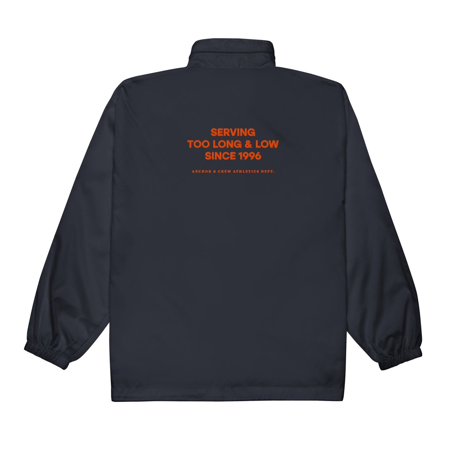 Too Long & Low Sports Club League Embroidered Windbreaker Coat