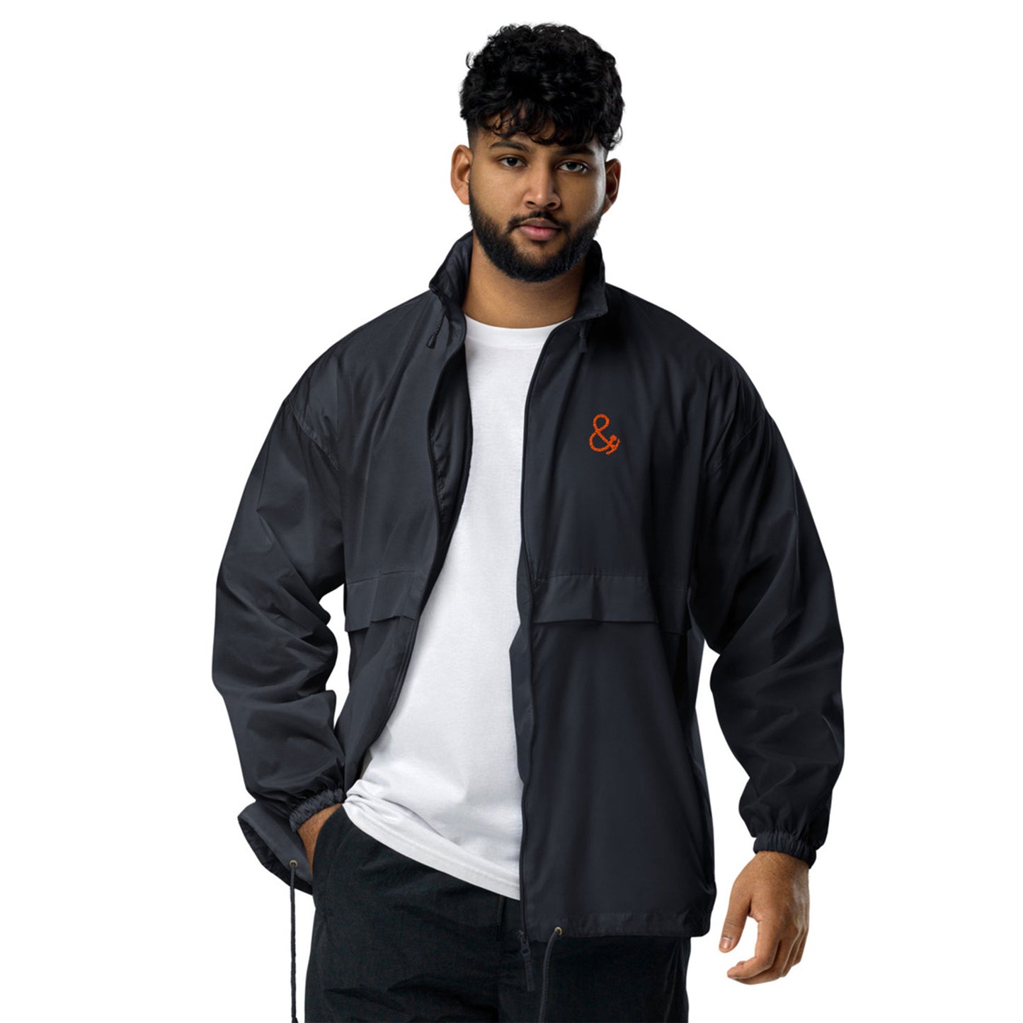 Too Long & Low Sports Club League Embroidered Windbreaker Coat