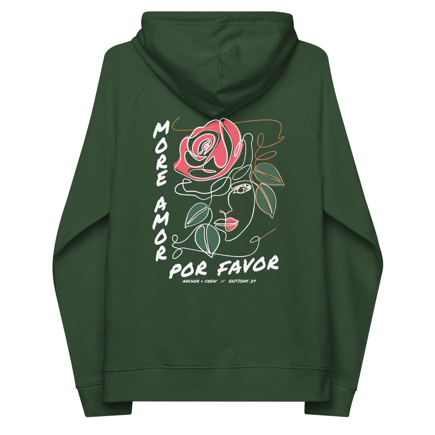 09 More Amor Por Favor EDITIONS Organic Cotton Hoodie