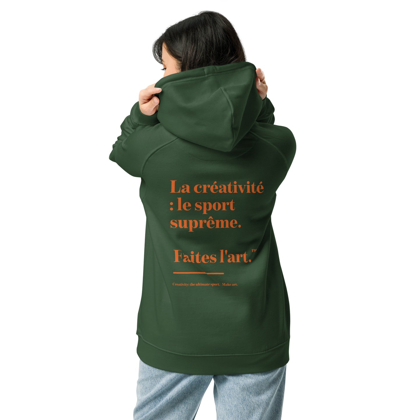 Make Art Creative Standard Organic Cotton Hoodie