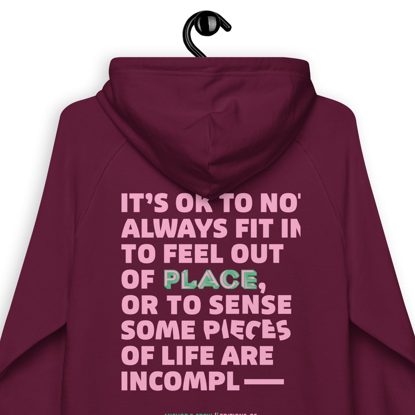 05 It's Ok EDITIONS Organic Cotton Hoodie