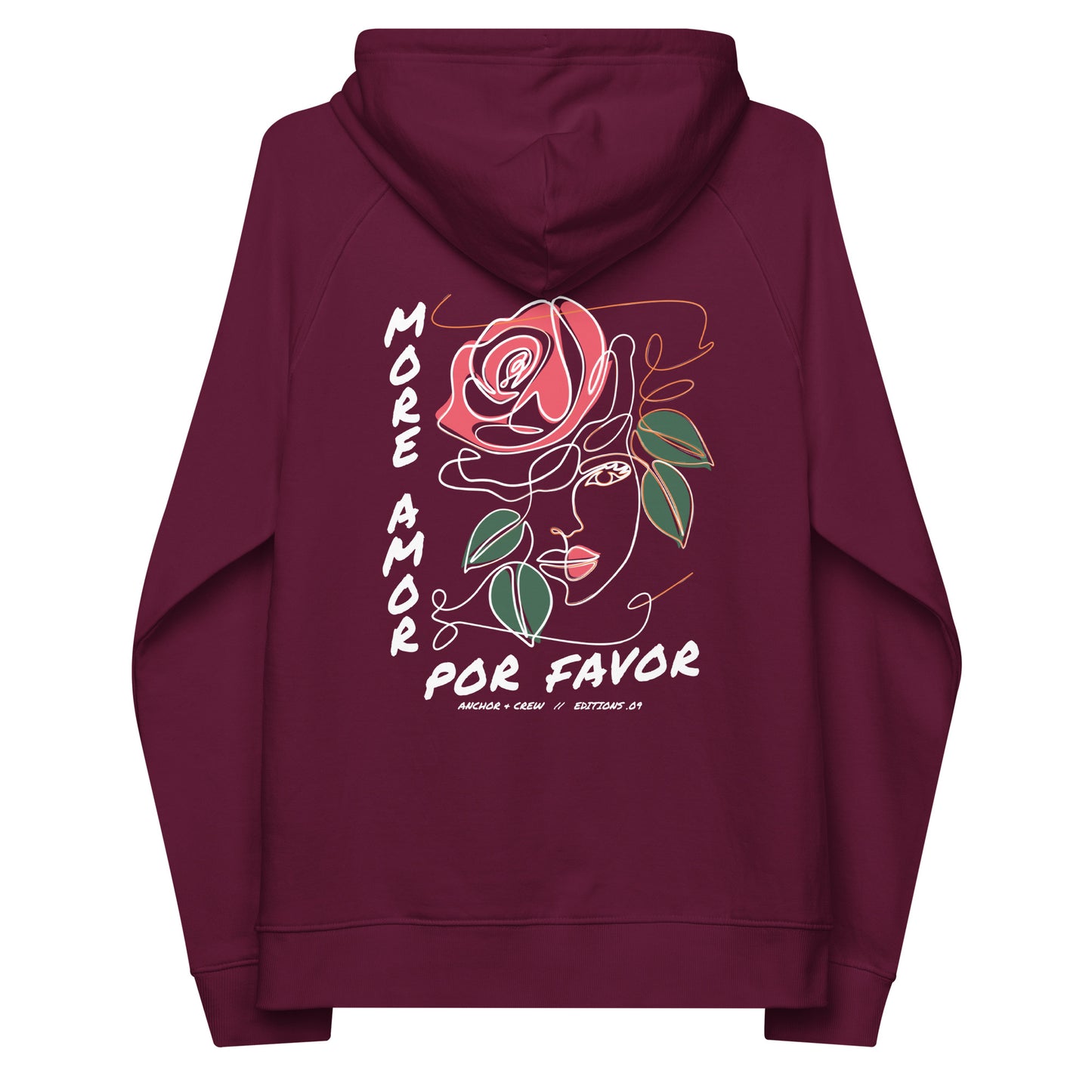 09 More Amor Por Favor EDITIONS Organic Cotton Hoodie