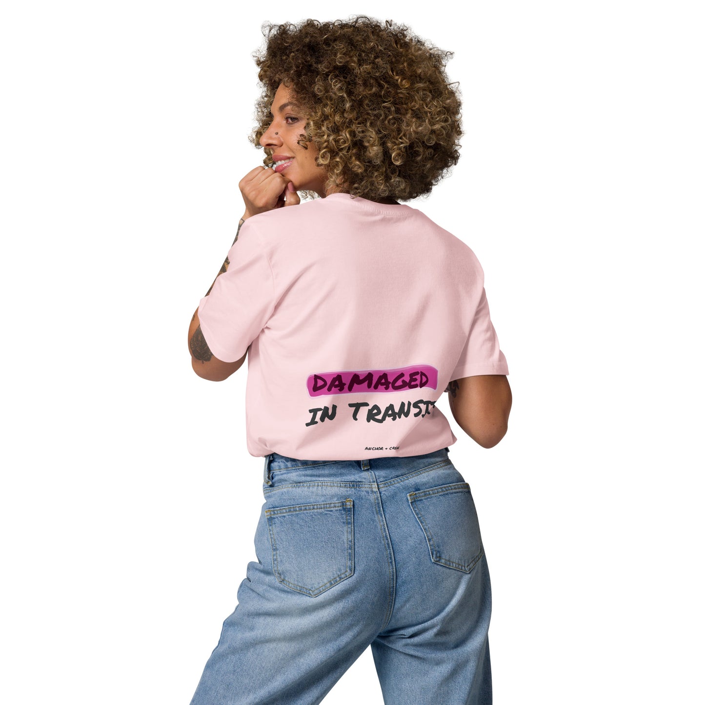 Out For Delivery Annotations Organic Cotton T-Shirt