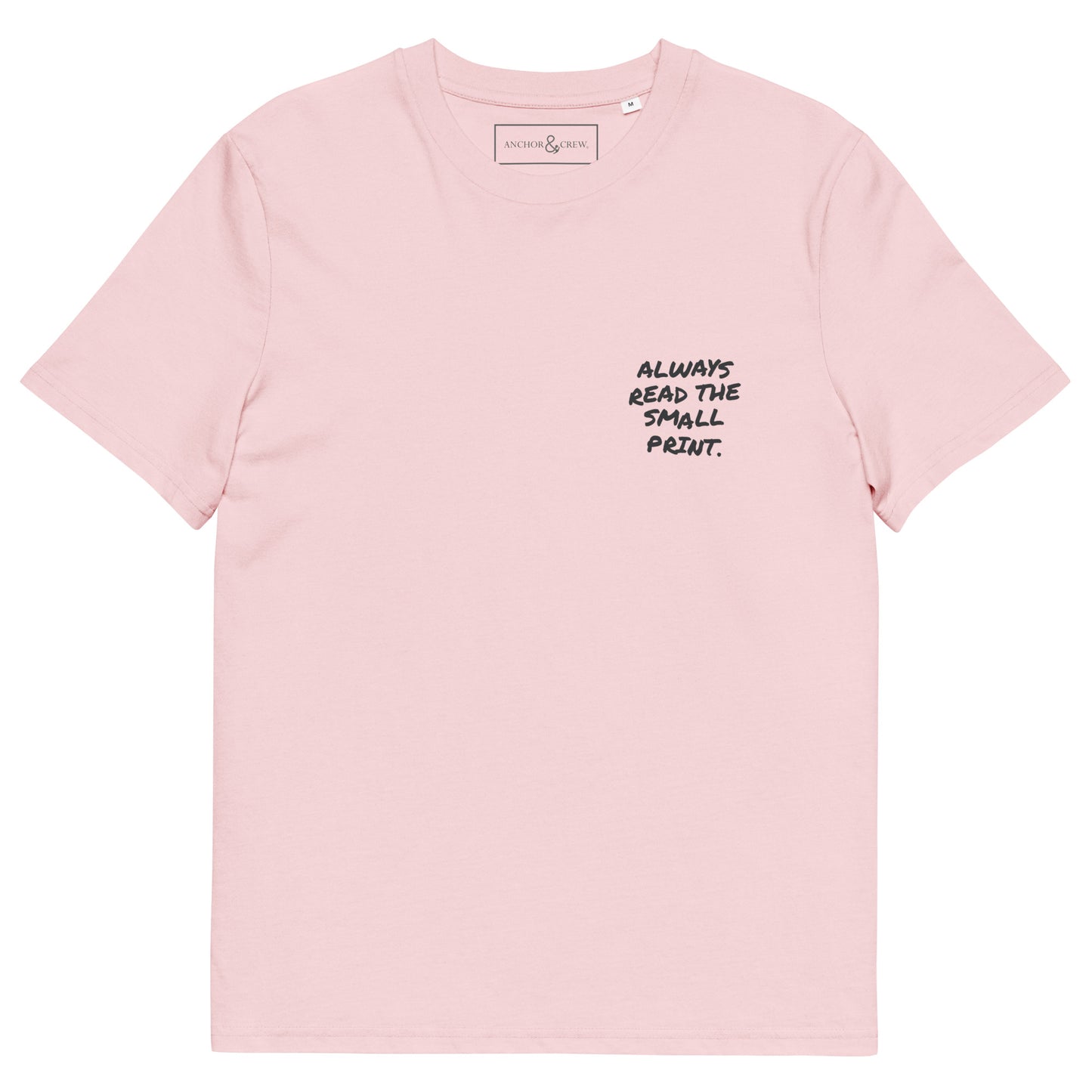 Small Print Annotations Organic Cotton T-Shirt