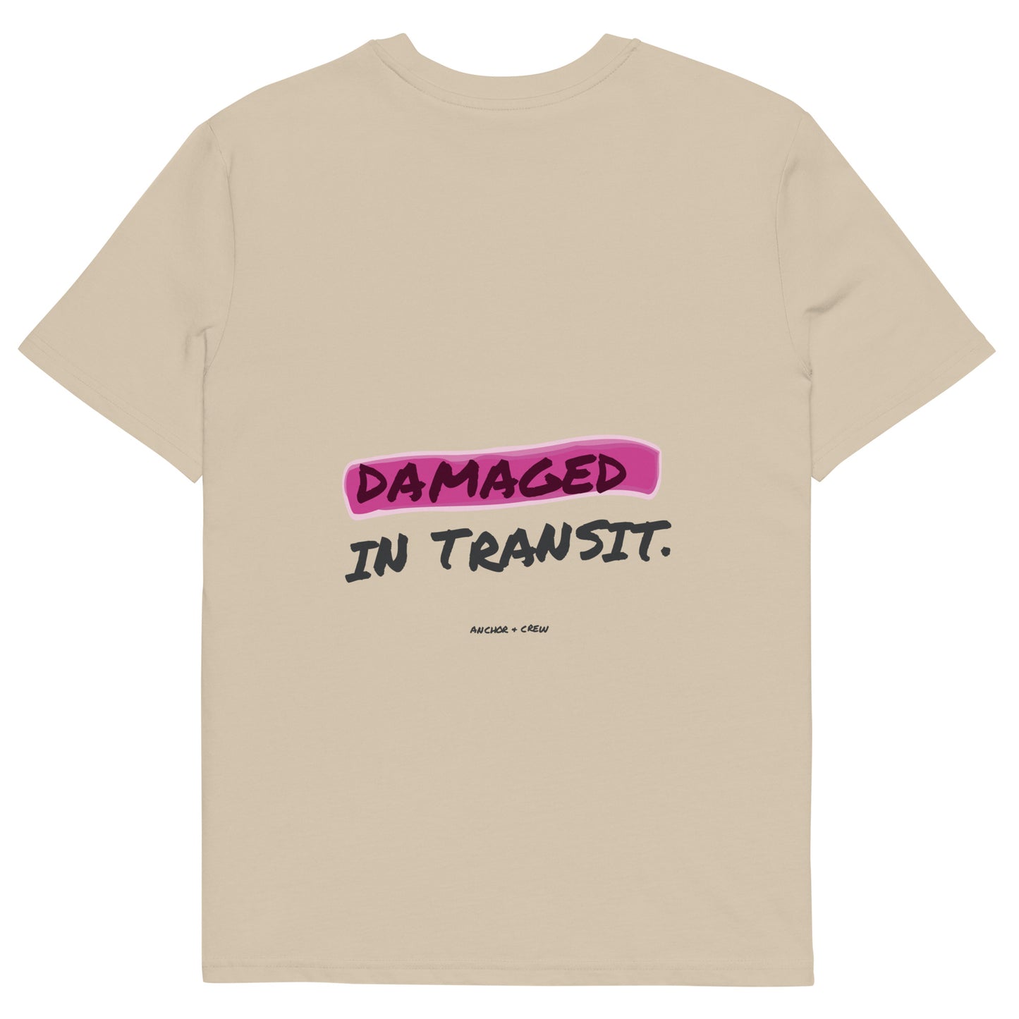 Out For Delivery Annotations Organic Cotton T-Shirt