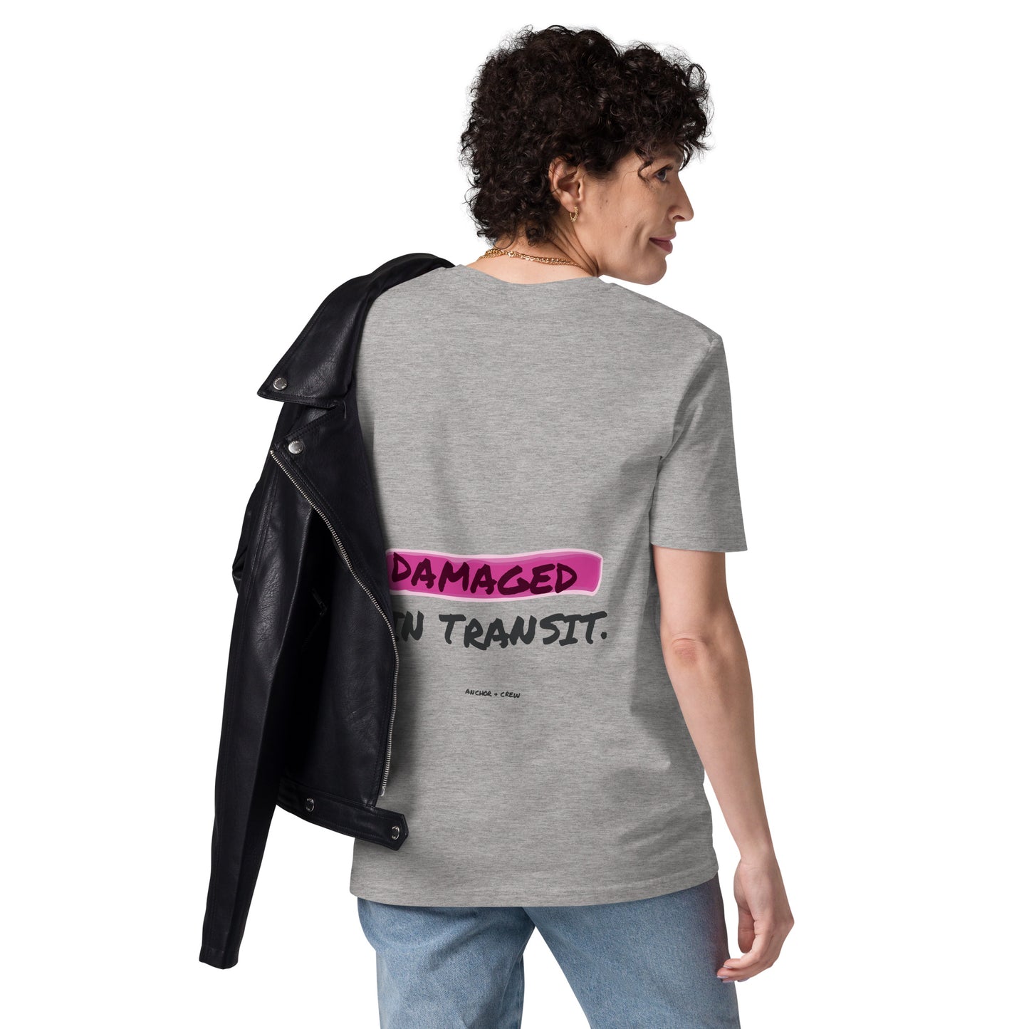 Out For Delivery Annotations Organic Cotton T-Shirt