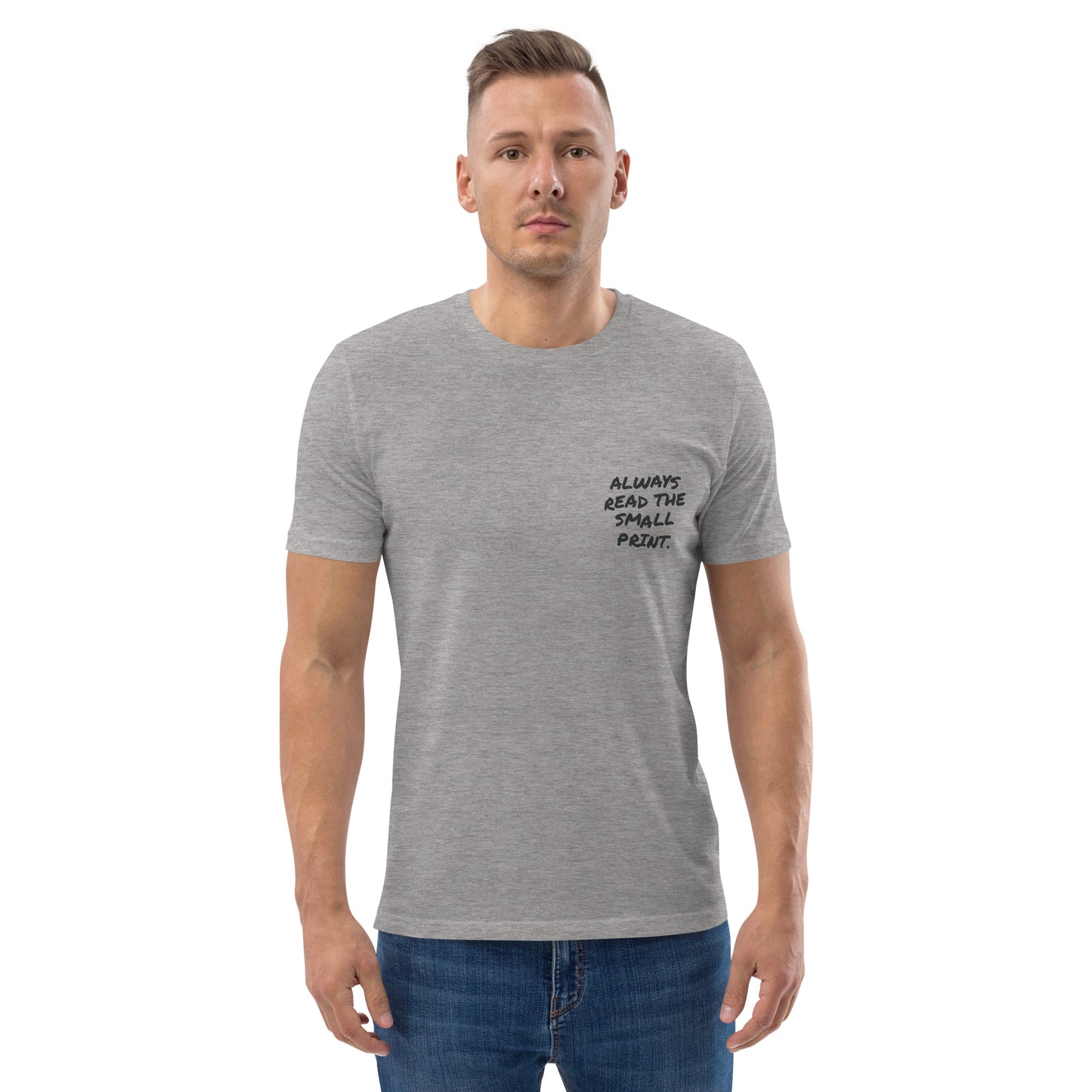 Small Print Annotations Organic Cotton T-Shirt