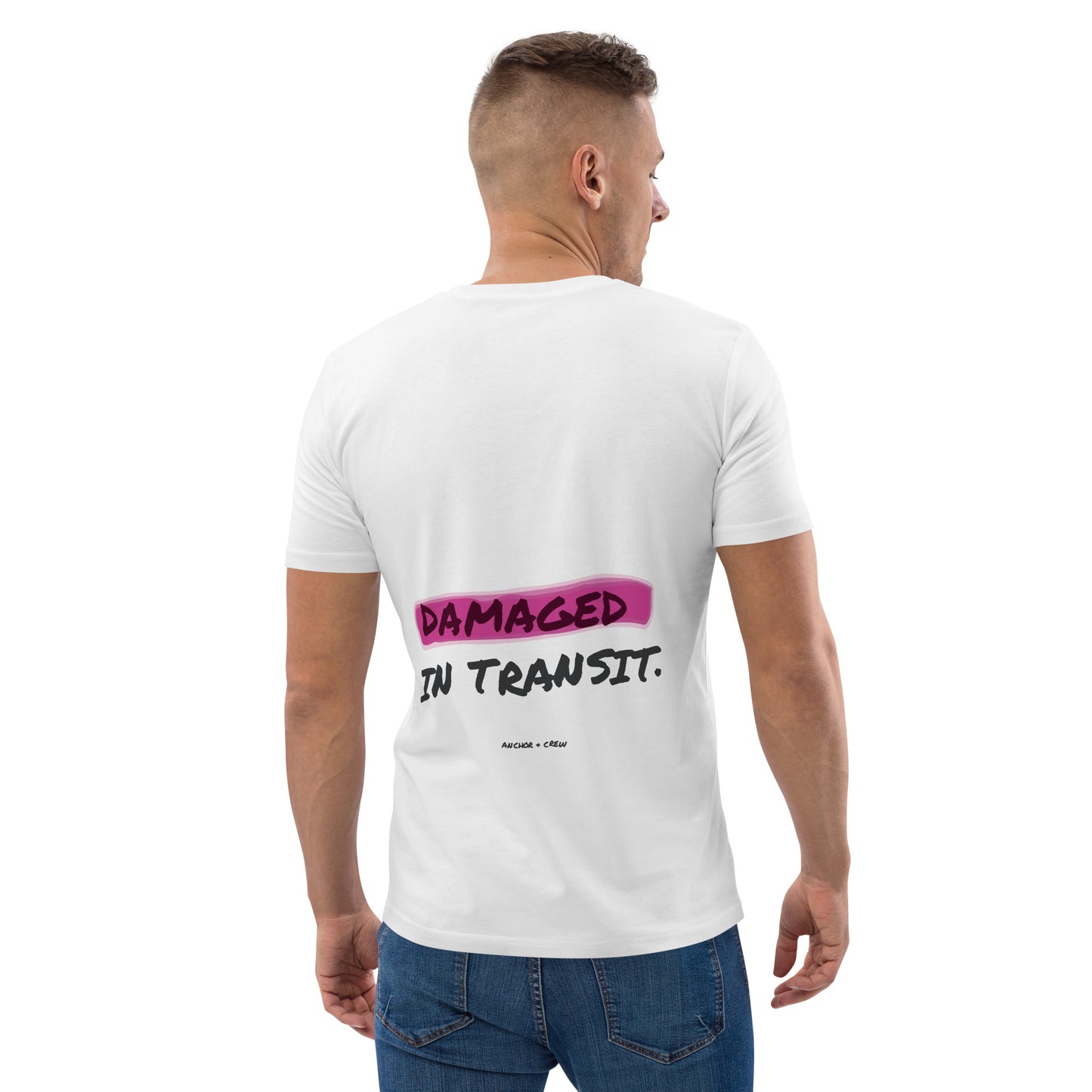 Out For Delivery Annotations Organic Cotton T-Shirt