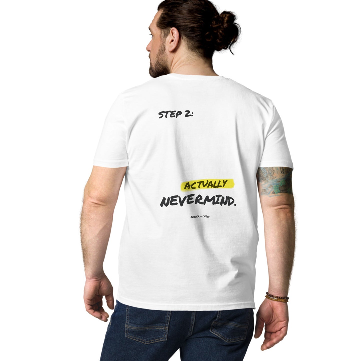 Actually Nevermind Annotations Organic Cotton T-Shirt
