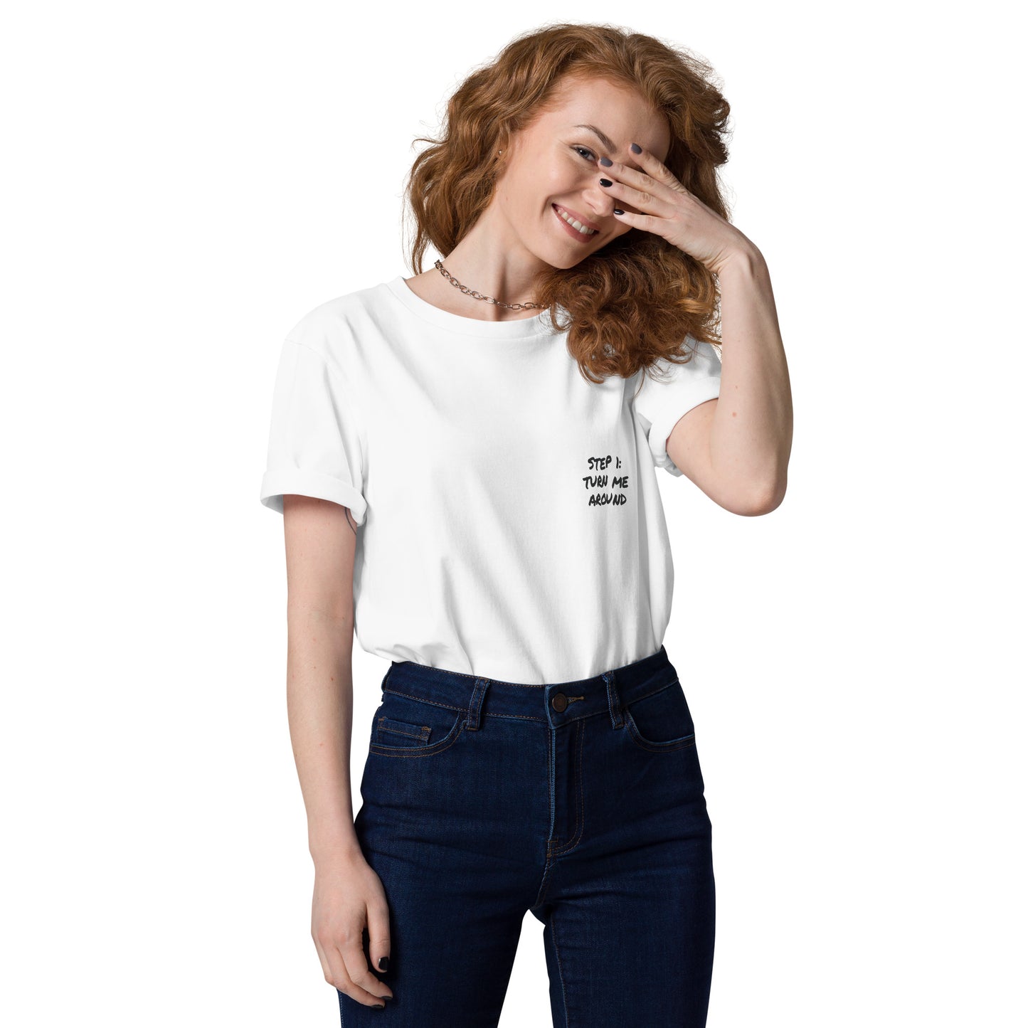 Actually Nevermind Annotations Organic Cotton T-Shirt