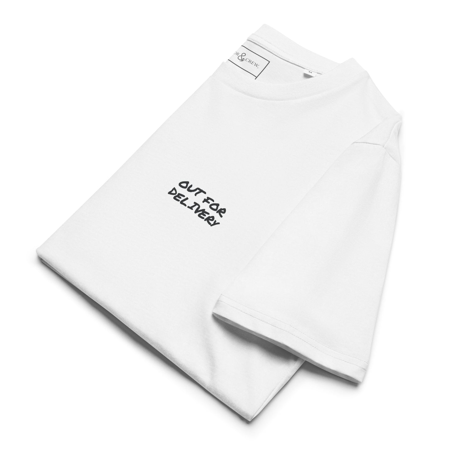 Out For Delivery Annotations Organic Cotton T-Shirt