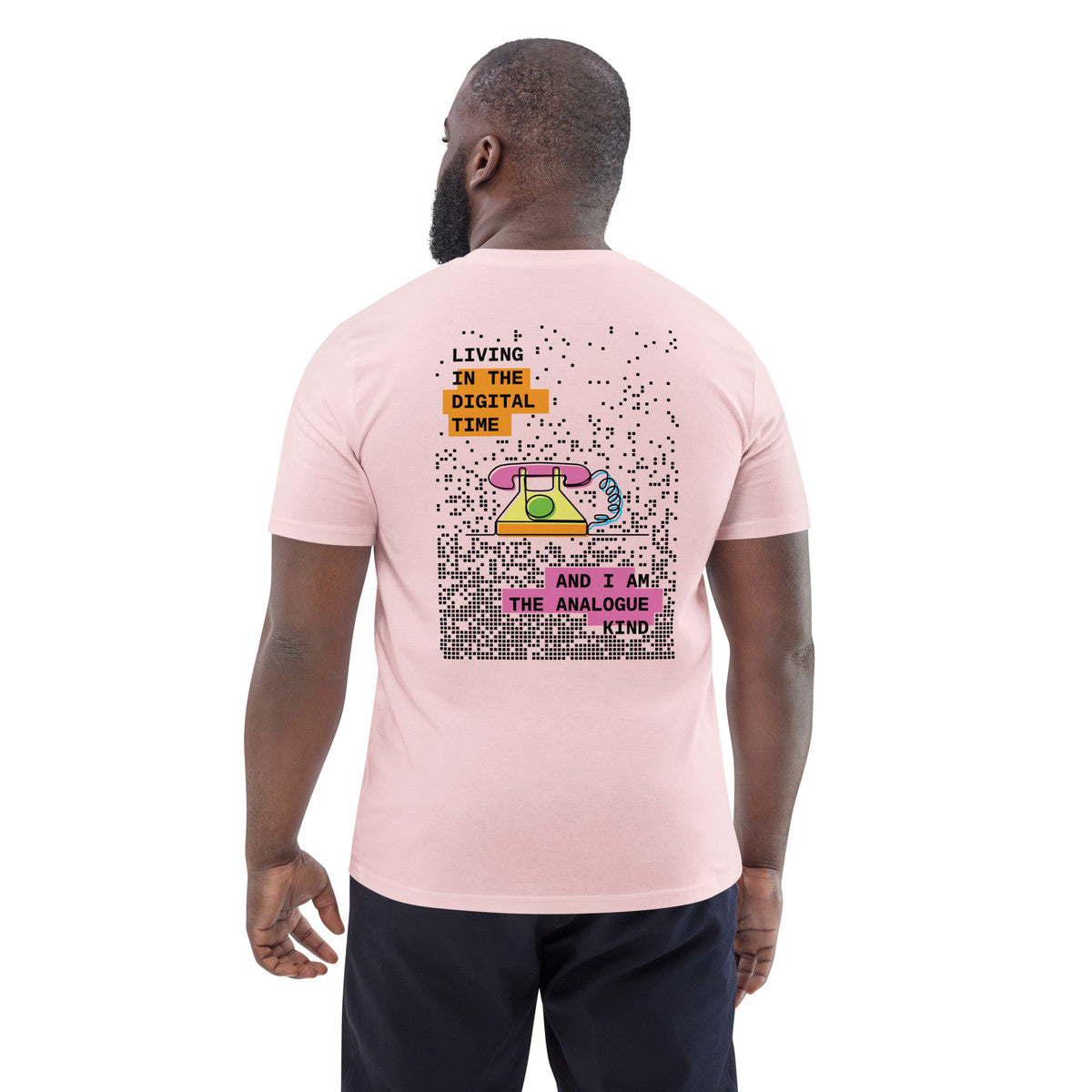 ANCHOR & CREW Phone Digital Time x Analogue Kind Organic Cotton T-Shirt