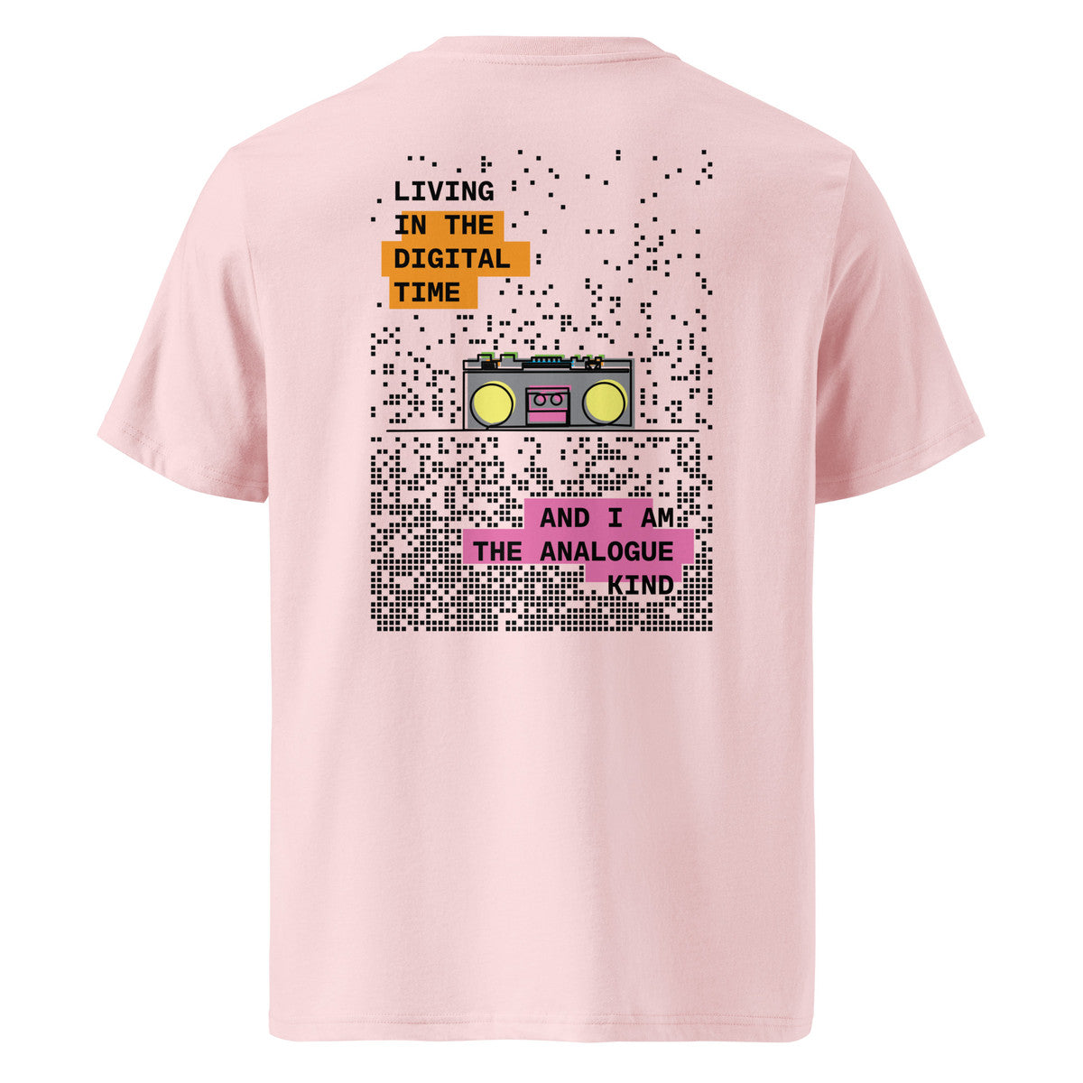 ANCHOR & CREW Boombox Digital Time x Analogue Kind Organic Cotton T-Shirt