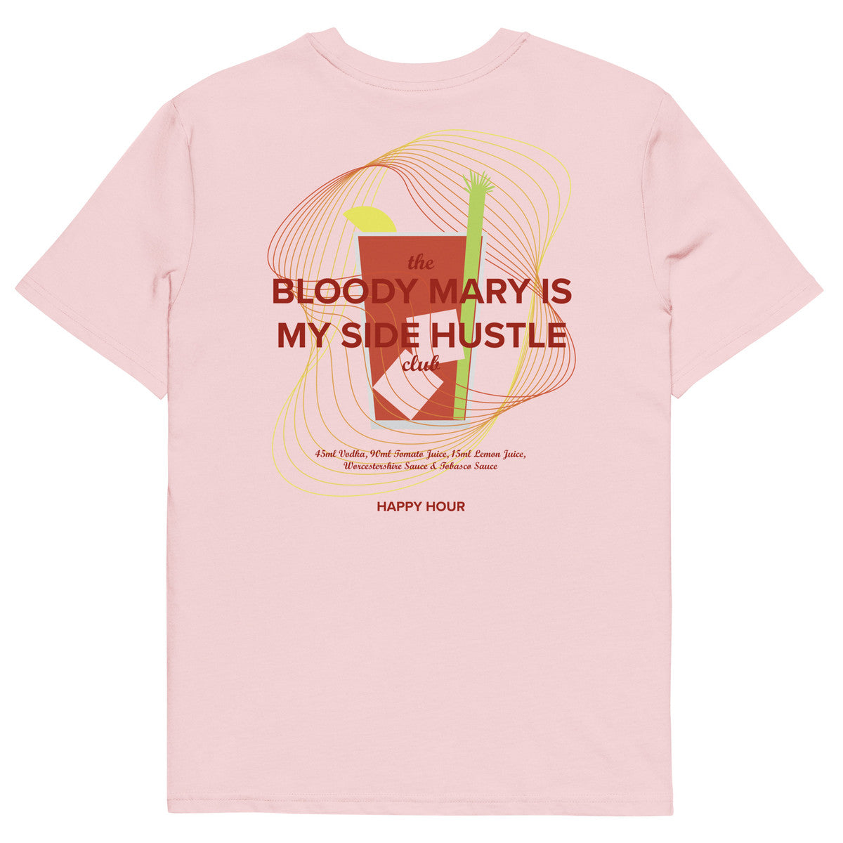 ANCHOR & CREW Bloody Mary Is My Side Hustle Club Organic Cotton T-Shirt