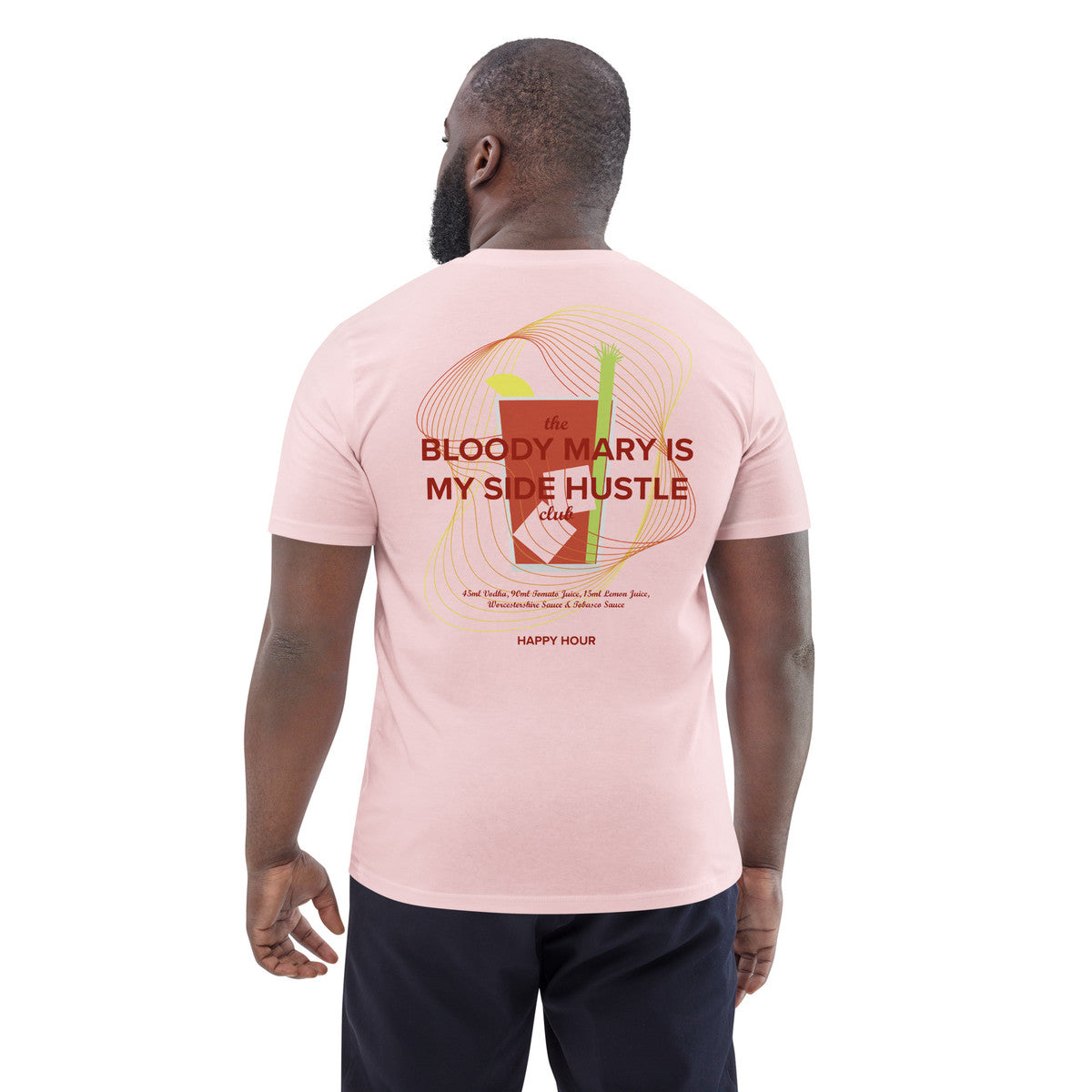 ANCHOR & CREW Bloody Mary Is My Side Hustle Club Organic Cotton T-Shirt