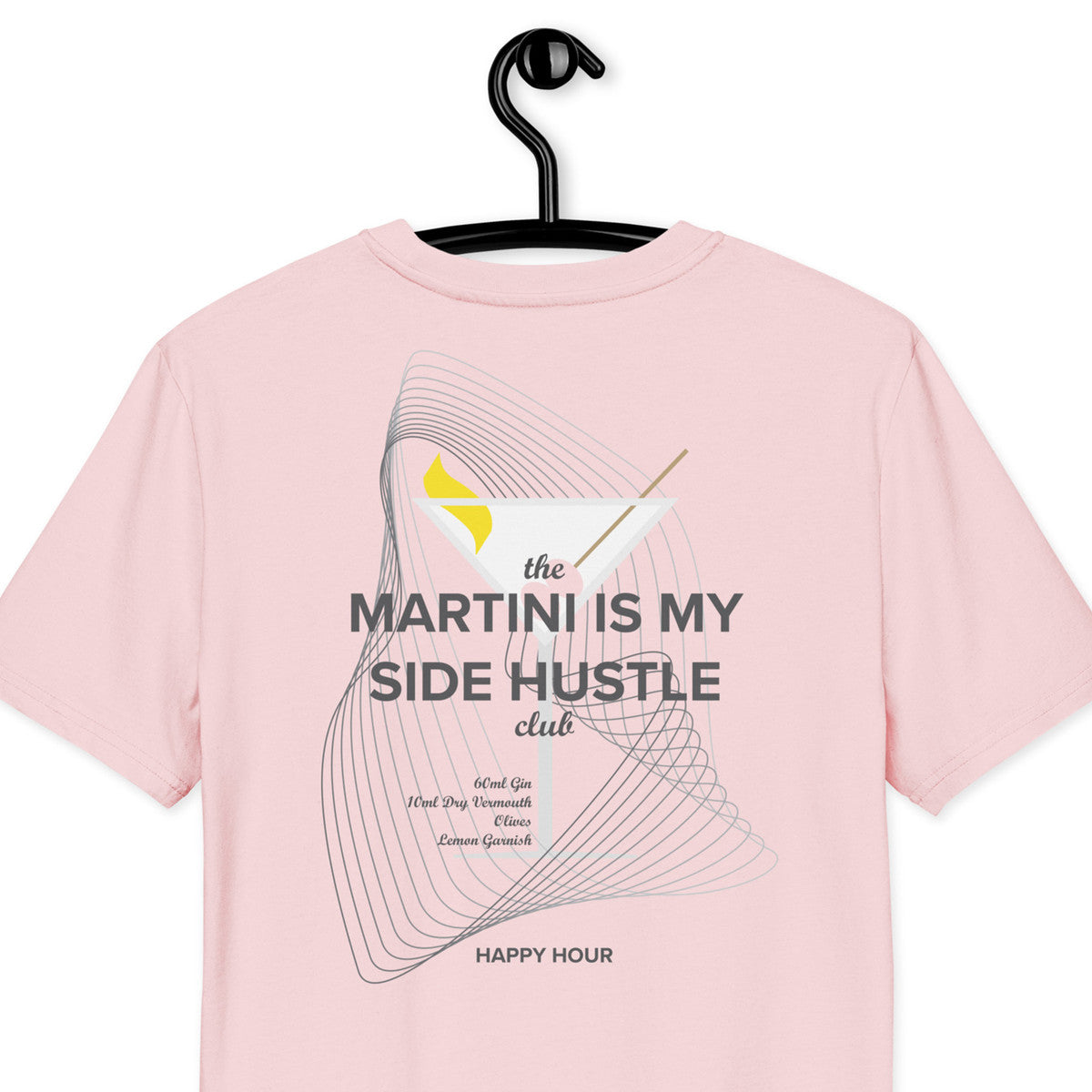 ANCHOR & CREW Martini Is My Side Hustle Club Organic Cotton T-Shirt