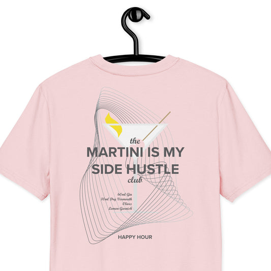 ANCHOR & CREW Martini Is My Side Hustle Club Organic Cotton T-Shirt
