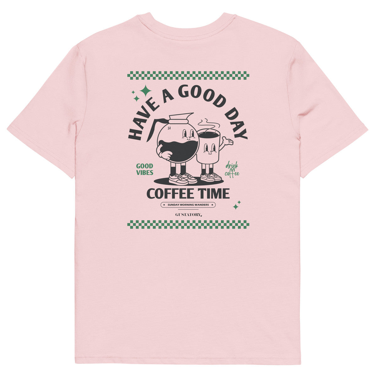 ANCHOR & CREW x GUSTATORY Have A Good Day Organic Cotton Embroidered T-Shirt