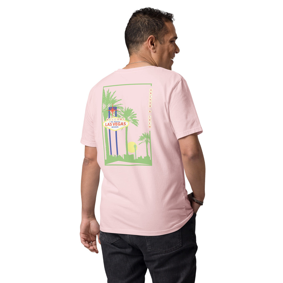 ANCHOR & CREW Las Vegas Landmark Organic Cotton T-Shirt