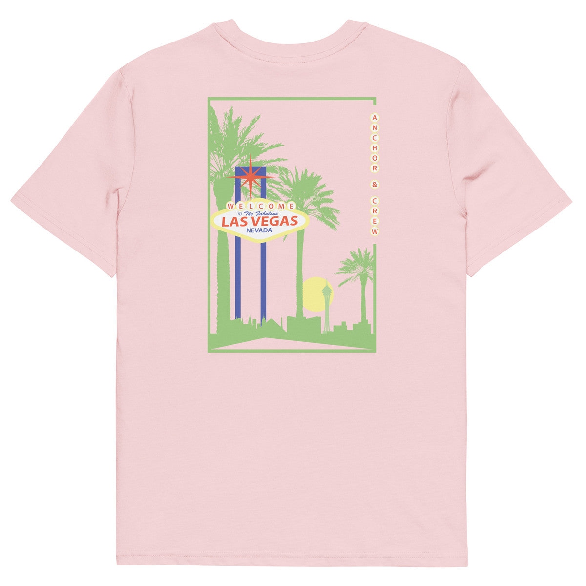 ANCHOR & CREW Las Vegas Landmark Organic Cotton T-Shirt