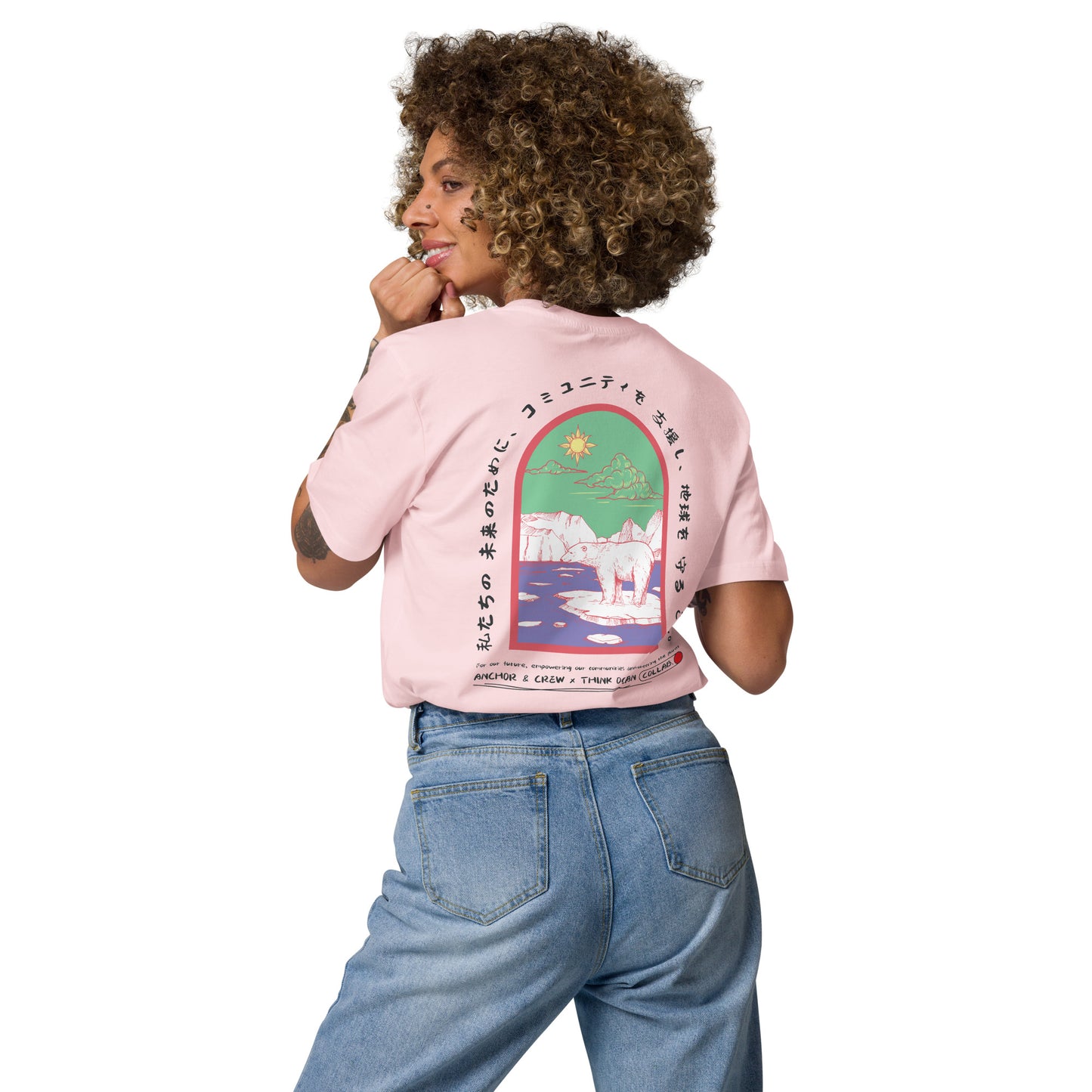 Think Ocean 06 Japan Gurafiku Organic Cotton T-Shirt