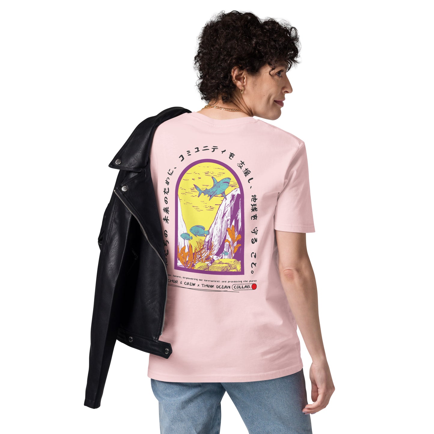 Think Ocean 07 Japan Gurafiku Organic Cotton T-Shirt
