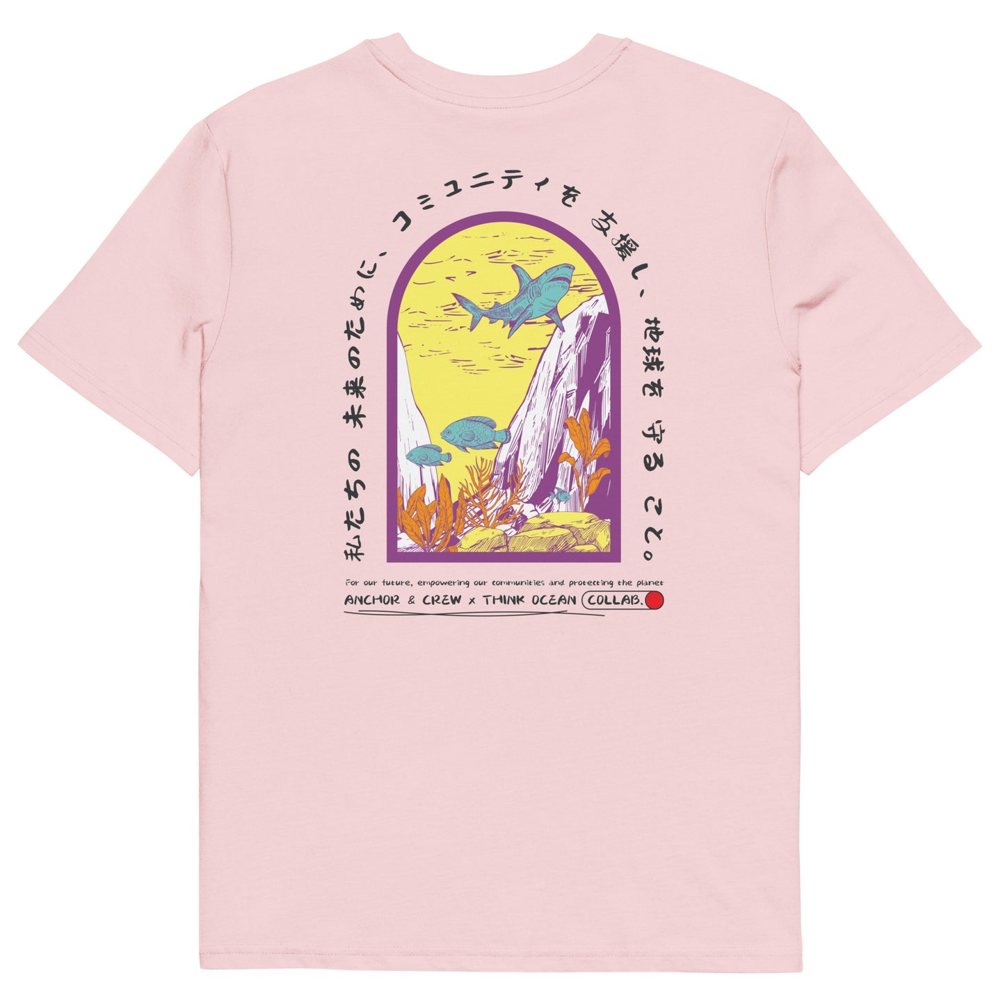 Think Ocean 07 Japan Gurafiku Organic Cotton T-Shirt
