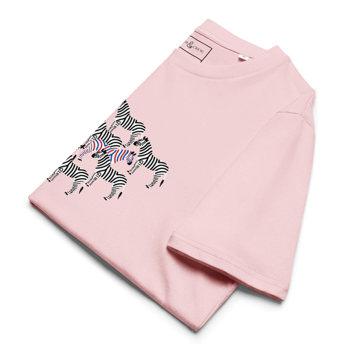 ANCHOR & CREW Zebra Wheres William? Organic Cotton T-Shirt