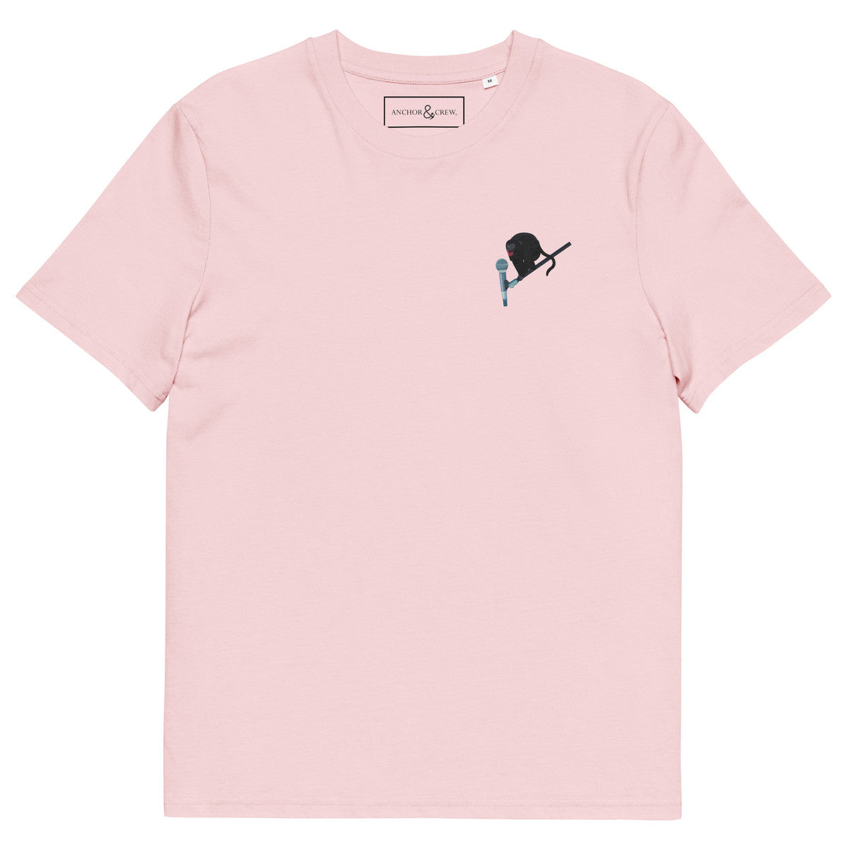 ANCHOR & CREW The Artist Monkey Organic Cotton Embroidered T-Shirt